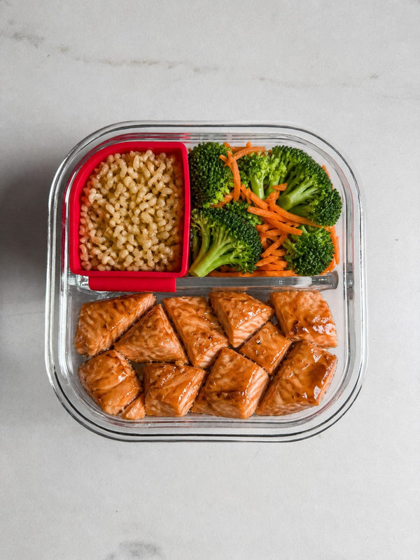 Salmon Teriyaki BariBowl II - bariatric meal prep salmon recipe
