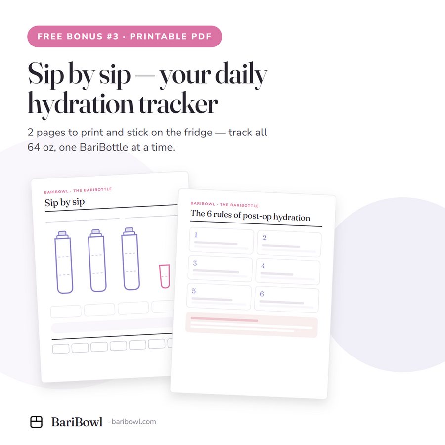 The Sip-by-Sip Hydration Tracker (Printable)