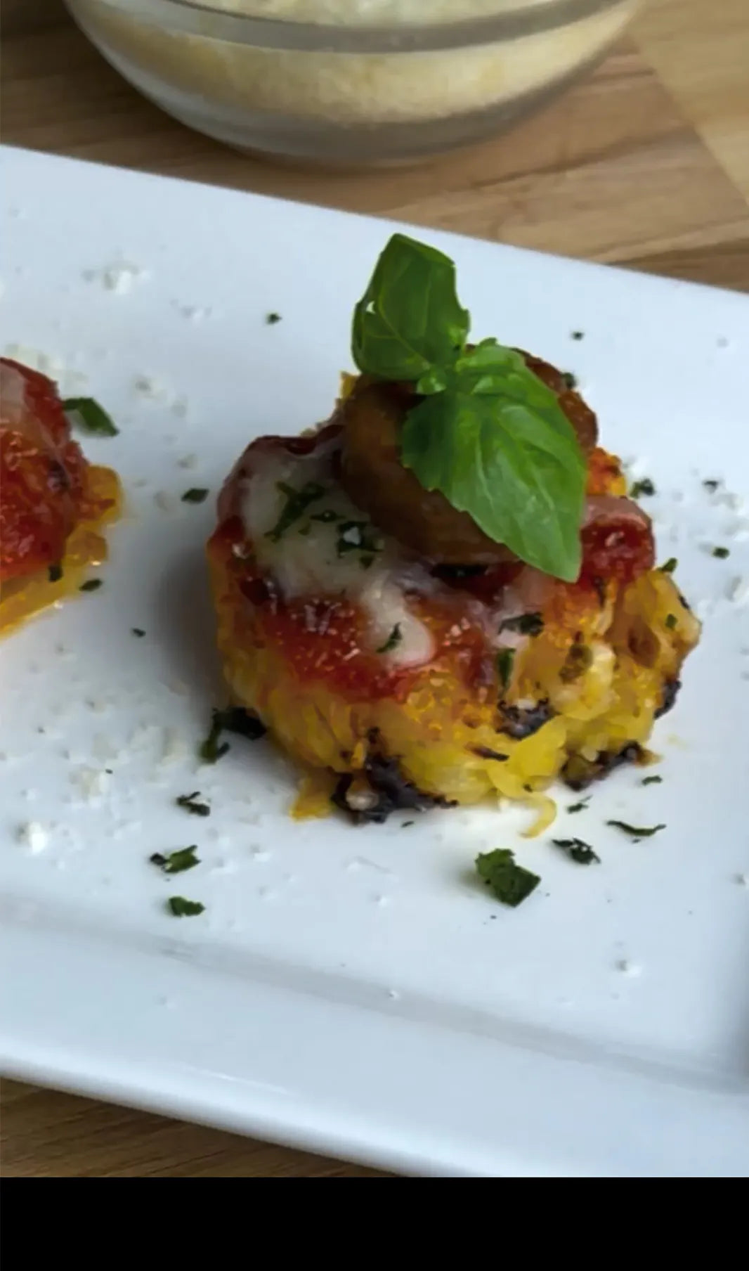 Spaghetti Squash Chicken Sausage Bites – bariatric-friendly recipe from BariBowl