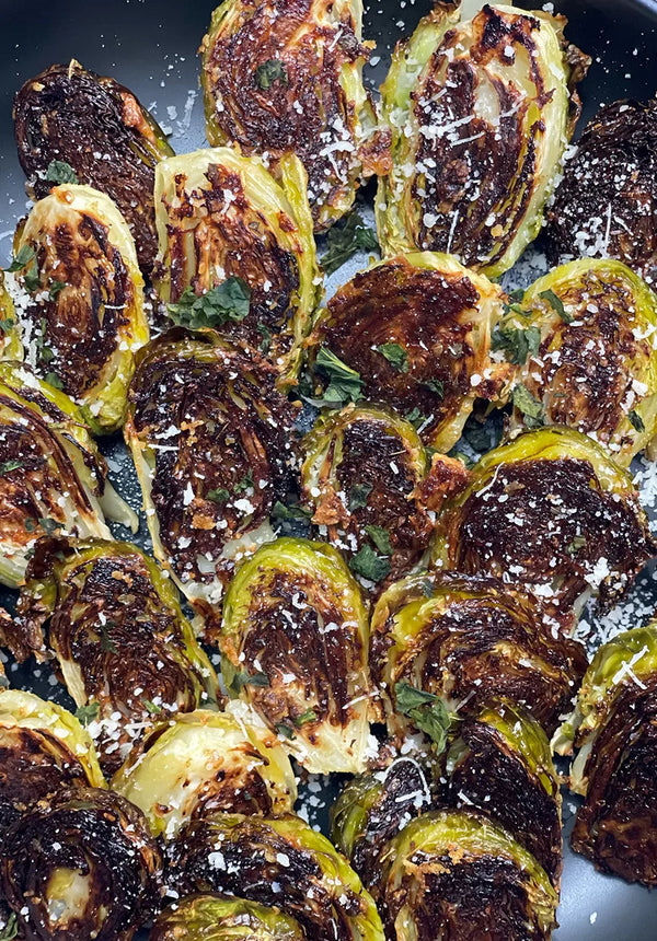 Parmesan Brussel Sprout Bites – bariatric-friendly recipe from BariBowl