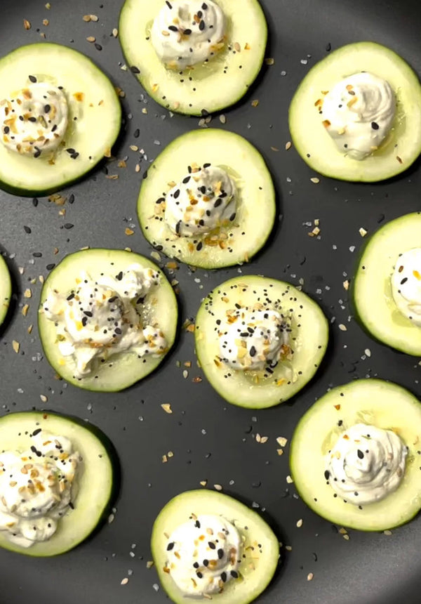 Everything Cucumber Bites – bariatric-friendly snack for weight loss surgery patients