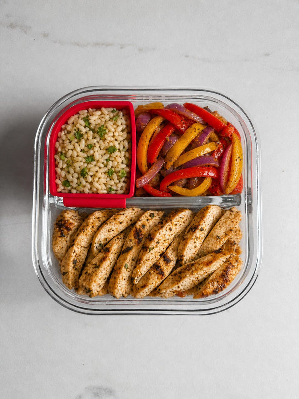 Chicken Fajita BariBowl II - bariatric portion control meal prep